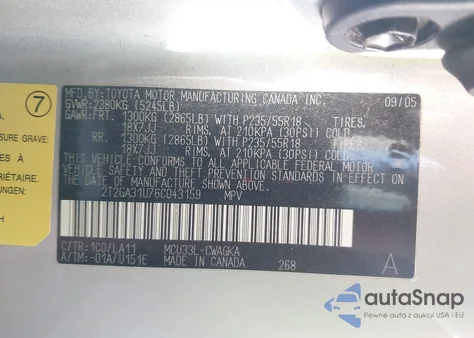 2006 Lexus Rx 330 from USA, damaged, VIN 2T2GA31U76C043159